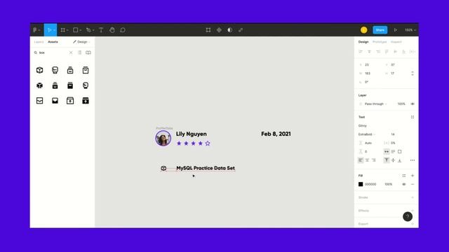 How to Design a Review Card in Figma | Figma's Auto Layout смотреть онлайн
