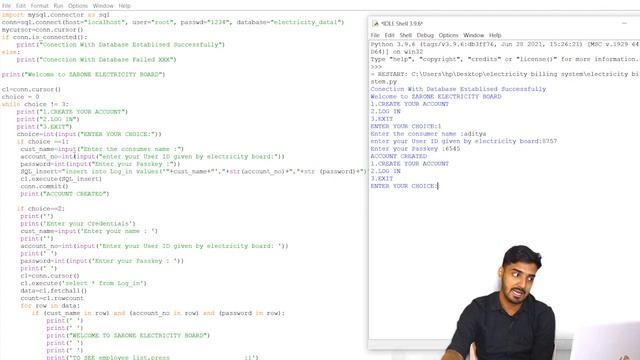 Electricity billing System in Python and mysql | Class 12 computer science смотреть онлайн