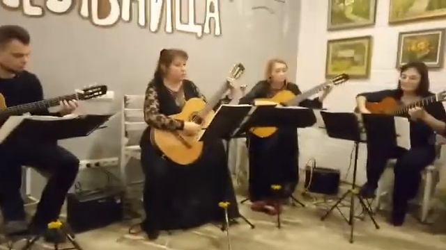 White Christmas - Irving Berlin, arr. Giorgio Tortora. Арт-кафе "Мельница" смотреть онлайн