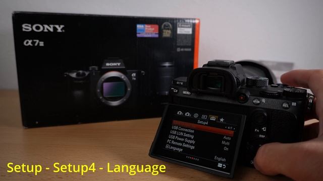 How to change the language in your Sony Alpha 7III / 7RIII / 7RIV - Fast & Easy Tutorial смотреть онлайн