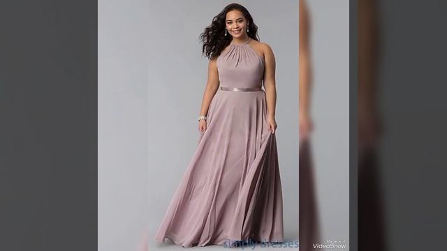 Великолепные и красивые новые длинные идеи дизайна макси для женщин больших размеров смотреть онлайн