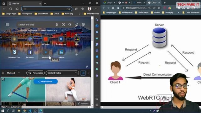 How to Build a Video Conference Application। Google Meet Clone । Part 01 । Tech Park IT смотреть онлайн