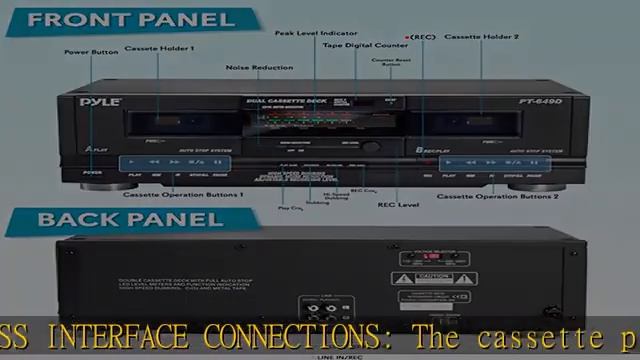 Pyle Home Digital Tuner Dual Cassette Deck | Media Player | Music Recording Device with RCA Cables смотреть онлайн