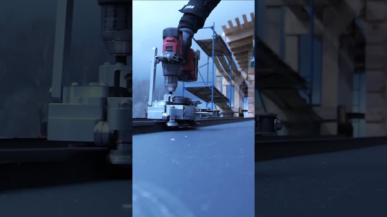 Фальцезакаточная машинка #фальц #фальцеваякровля#roof смотреть онлайн