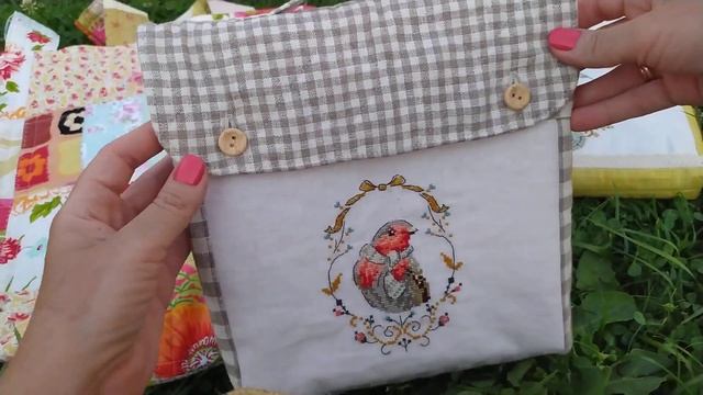 27. Сумка в стиле пэчворк и вышивка крестом - Рукодельное ассорти 14 смотреть онлайн