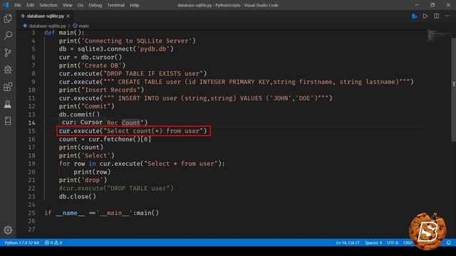 63. Python Essentials: Working with Databases in Python: SQLite3 Database Management and Operations смотреть онлайн