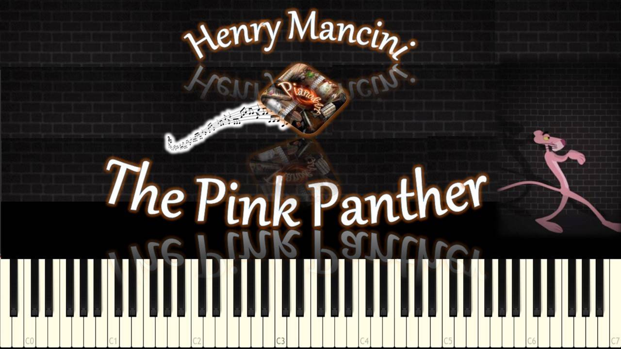 The Pink Panther Theme (Розовая пантера) (piano tutorial) [НОТЫ + MIDI] смотреть онлайн