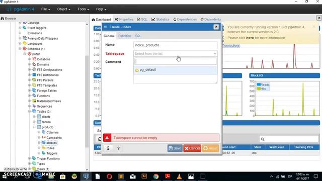 vista, indices y disparadores PostgreSQL смотреть онлайн