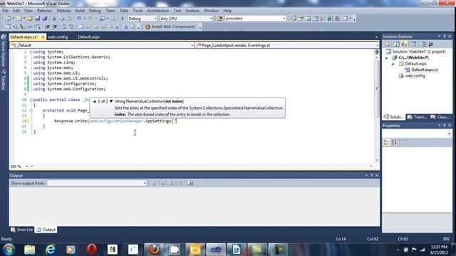 ASP.NET Configuration: Adding and Reading Application Variable смотреть онлайн