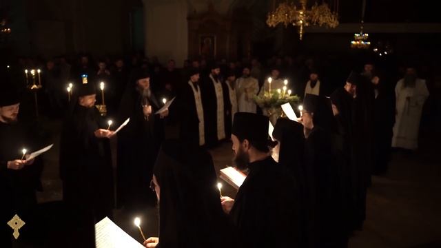 Фрагмент Рождественского всенощного бдения (стихиры на литии и на стиховнах) смотреть онлайн
