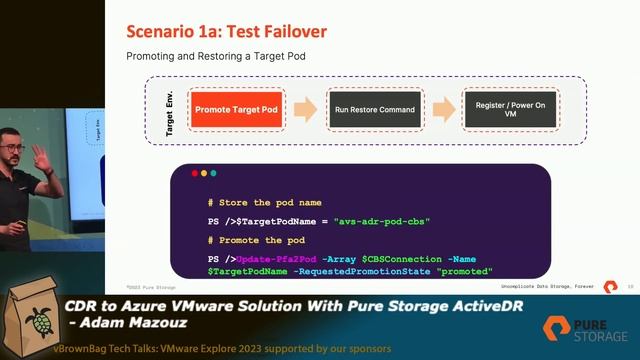 Continuous Data Replication (CDR) to Azure VMware Solution With Pure Storage ActiveDR - Adam Mazou смотреть онлайн