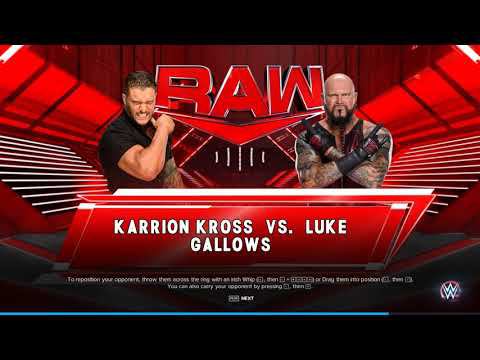 WWE2K23 Karrion Kross vs Luke Gallows смотреть онлайн