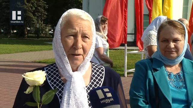 Ковчег с частицей мощей блаженной Матроны Московской доставили в Тамбов смотреть онлайн