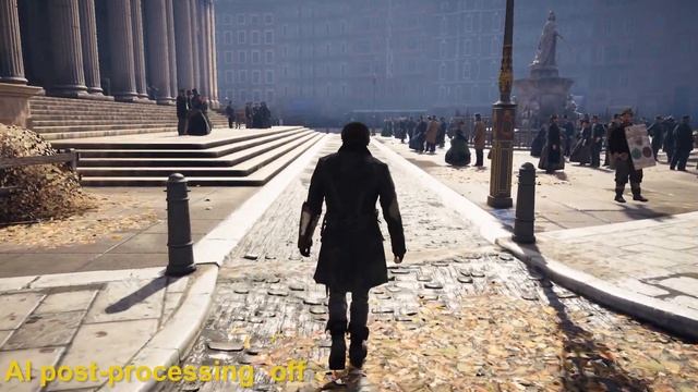 AI post-processing in-game demonstration смотреть онлайн