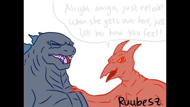 Godzilla GVK| Godzilla And Mothra's Wedding (Godzilla Comic Dub)