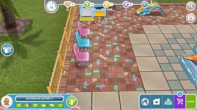Квест "В детском домике" The Sims FreePlay смотреть онлайн