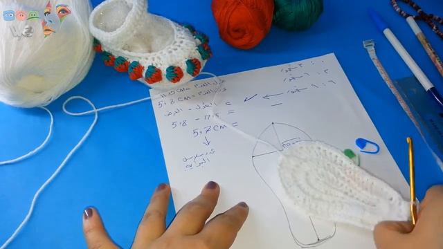 كروشيه لكلوك سليبر حذاء بيبى How to crochet Ballet slippers for Baby With strawberries смотреть онлайн