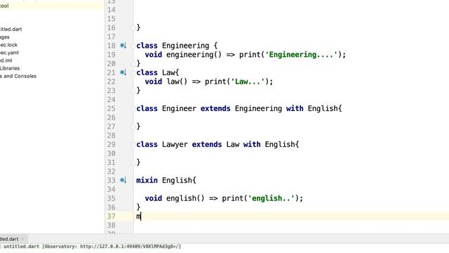 @40 Mixin in Dart смотреть онлайн