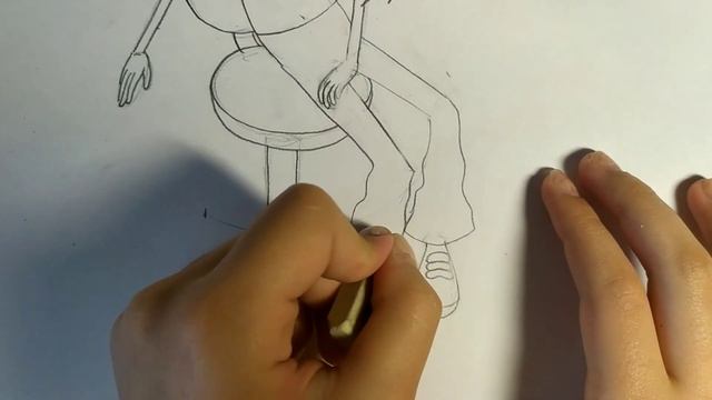 Рисование анимационного персонажа (ускоренное видео) смотреть онлайн