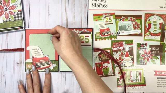 Country Craft Creations DT project | Mini Album & Cards | Simple Stories Card Kit Holiday Hellos смотреть онлайн