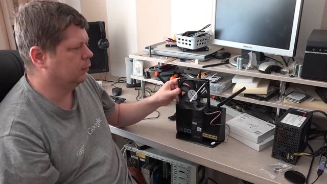 Охлаждаем роутер "подручными средствами" смотреть онлайн