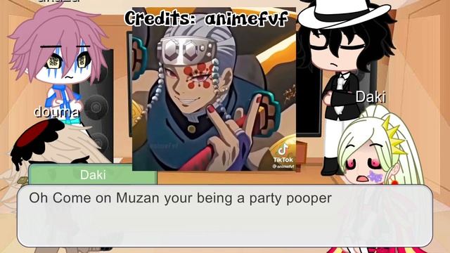 Uppermoons /not all/ react to all the hashiras/ read description before watching смотреть онлайн