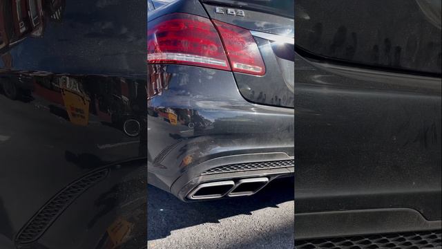 Mercedes E63 AMG V8 W212 Cold Start - Resonator Delete Only смотреть онлайн