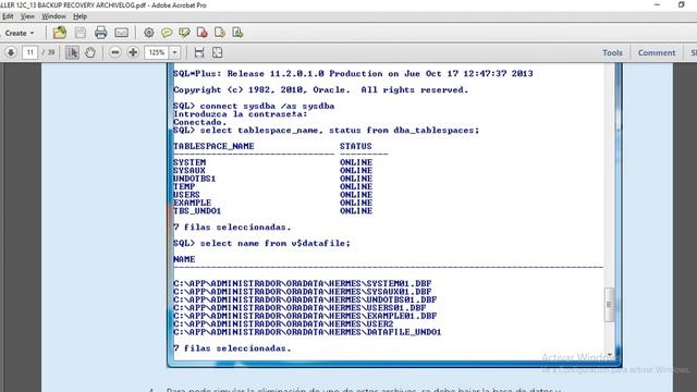Restore Recovery en Oracle 12c смотреть онлайн