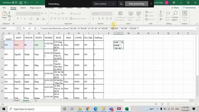 Quản lý đề án 02 - SQL Server смотреть онлайн