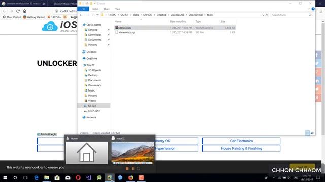 Fix Screen size macOS Sierra and High Sierra on VMWare 14 смотреть онлайн