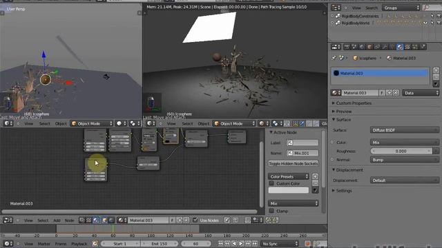 Blender 3D Tutorial - Holz zersplittern - Teil 2 (deutsch) смотреть онлайн