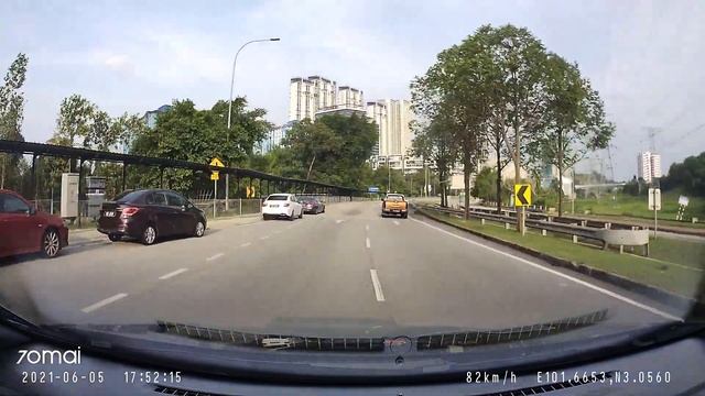 70mai 4k A800S Testing ADAS смотреть онлайн