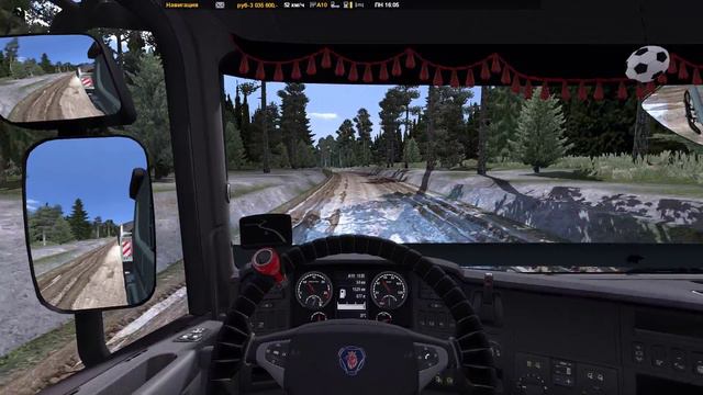 ETS 2/Суровая Россия/Scania S730 off road смотреть онлайн