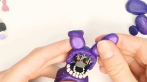 Лепим Олд Бонни или Сломанный Бонни/фнаф 2 из пластилина Что с ним стало?!