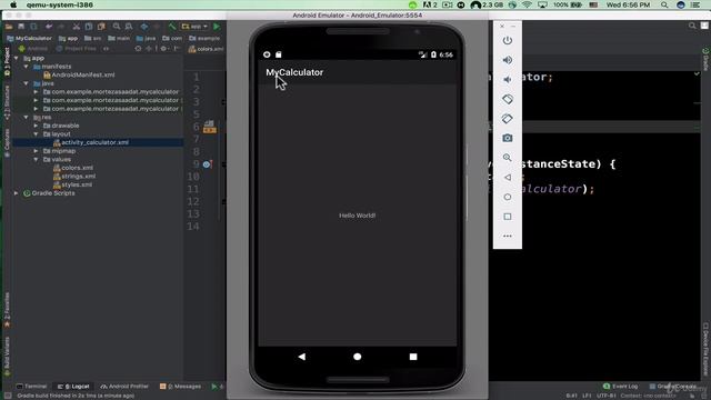 66. JAVA Calculator App Part 5 Using Material Design | Learn Java tutorials for Beginners | смотреть онлайн