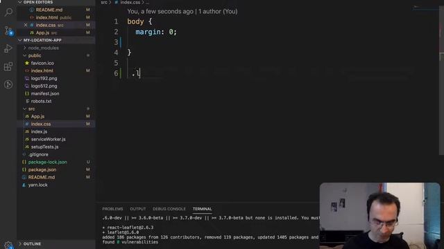 Show My Location Using LeafLet, React and OpenStreet смотреть онлайн