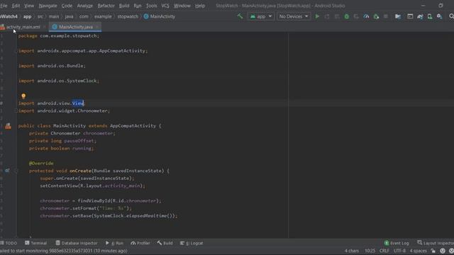 Stopwatch App | Android Class Projects смотреть онлайн