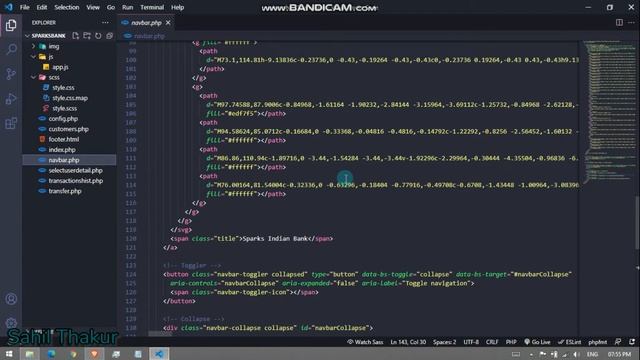 Basic Banking System Using PHP | Sahil Thakur |The Sparks Foundation смотреть онлайн
