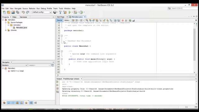 Tutorial Java Netbeans : Membuat Hello World! смотреть онлайн