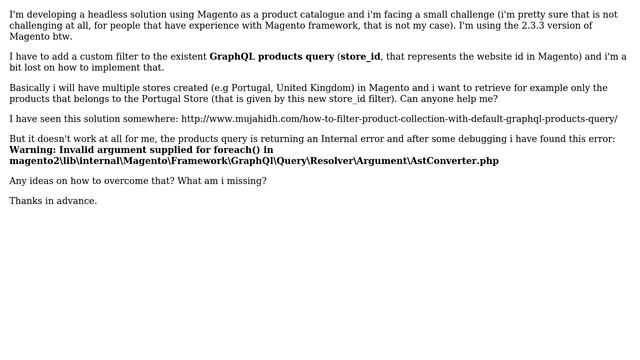 Magento: Magento 2: Add custom filter to existent GraphQL products query смотреть онлайн