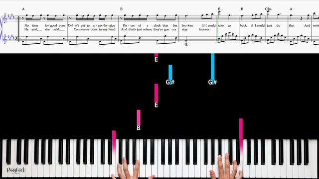 Unsaid Emily (Michelle Lewis, Dan Petty) - Piano Tutorial + Free Sheet Music смотреть онлайн