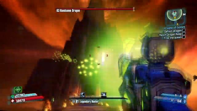 Borderlands 2: How to Kill The HANDSOME DRAGON Under 30 Seconds [Assault on Dragon Keep] смотреть онлайн