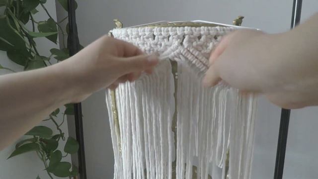 Makramowa lampa wisząca - współpraca z Fabryką Sznurka || Macrame lamp shade - pendant light смотреть онлайн