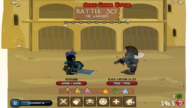 Swords & Souls: A Soul Adventure Arena Medal, Training Part 11 (Flash RPG Game) смотреть онлайн