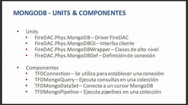 Introducción a NoSQL con MongoDB y FireDAC смотреть онлайн