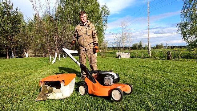 Обзор газонокосилки RM 448 TC. Стоит ли покупать? Фишки, особенности, практика. смотреть онлайн