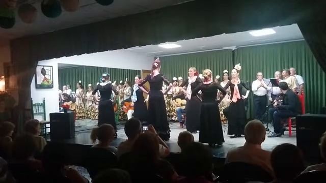 Sevillanas Cuadro Flamenco y Coro Rociero Casa Andalucia Valencia смотреть онлайн