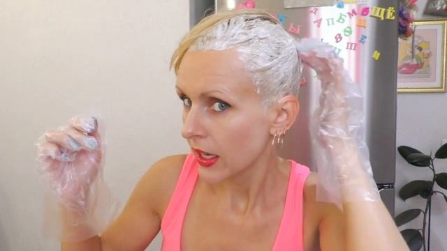 КРАСКА Palette. Осветлетние и окрашивание волос дома. БЛОНД! смотреть онлайн