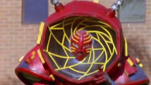 Red Ranger Battlizer Morph and Fight (Mission to Secret City) | In Space | Power Rangers Official смотреть онлайн