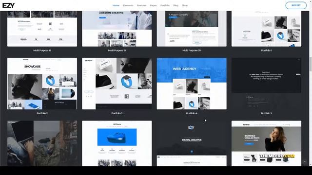 EZY - Responsive Multi-Purpose WordPress Theme portfolio modern Satome смотреть онлайн